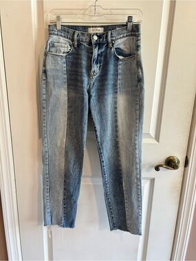 PacSun Two-Tone Blue Straight-Leg Jeans